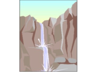 Sticker Custom Preview Image #085606 Landscapes Landscapes Waterfall05