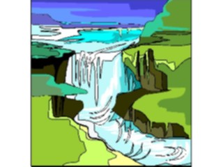 Sticker Custom Preview Image #085612 Landscapes Landscapes Waterfall11