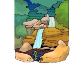 Sticker Custom Preview Image #085613 Landscapes Landscapes Waterfall12