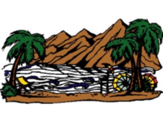 Sticker Custom Preview Image #085941 Landscapes Mountains Mountains Beach
