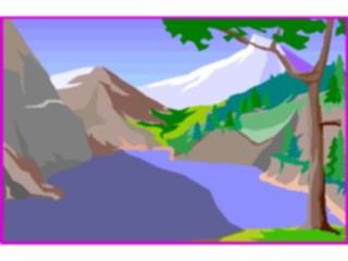 Sticker Custom Preview Image #085959 Landscapes Mountains Mountains Lake1