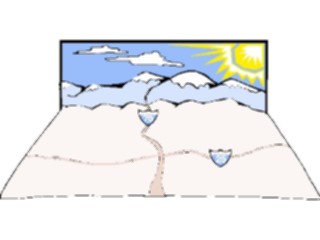Sticker Custom Preview Image #085963 Landscapes Mountains Mountains Map