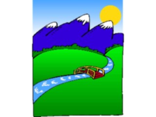 Sticker Custom Preview Image #085967 Landscapes Mountains Mountains River2