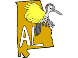 Sticker Custom Preview Image #086022 Maps Cartoons Alabama2