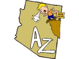 Sticker Custom Preview Image #086026 Maps Cartoons Arizona2