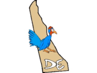 Sticker Custom Preview Image #086040 Maps Cartoons Delaware2