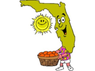 Sticker Custom Preview Image #086043 Maps Cartoons Florida1