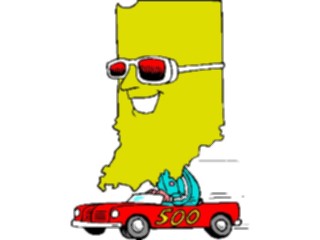 Sticker Custom Preview Image #086058 Maps Cartoons Indiana1