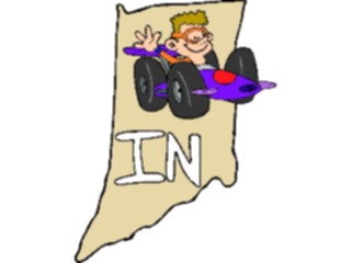 Sticker Custom Preview Image #086059 Maps Cartoons Indiana2