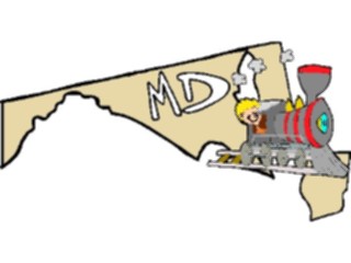 Sticker Custom Preview Image #086075 Maps Cartoons Maryland2