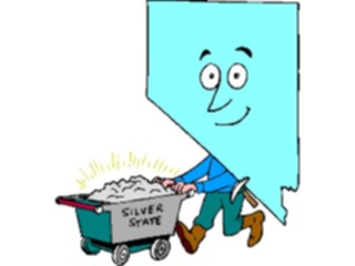 Sticker Custom Preview Image #086089 Maps Cartoons Nevada1