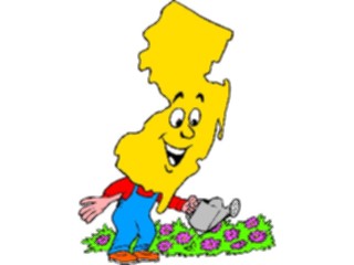 Sticker Custom Preview Image #086095 Maps Cartoons New Jersey1