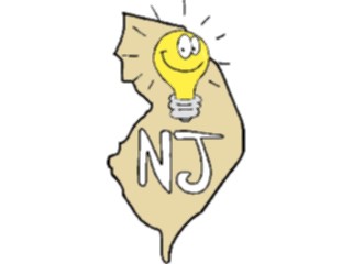 Sticker Custom Preview Image #086096 Maps Cartoons New Jersey2