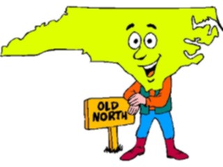 Sticker Custom Preview Image #086101 Maps Cartoons North Carolina