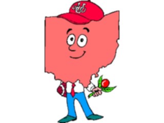 Sticker Custom Preview Image #086104 Maps Cartoons Ohio1