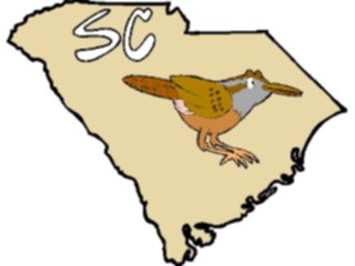 Sticker Custom Preview Image #086121 Maps Cartoons South Carolina2