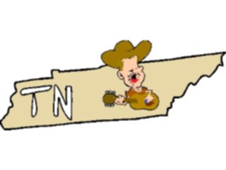 Sticker Custom Preview Image #086127 Maps Cartoons Tennessee2