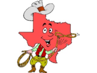 Sticker Custom Preview Image #086128 Maps Cartoons Texas1