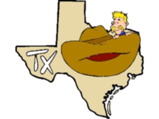 Sticker Custom Preview Image #086129 Maps Cartoons Texas2