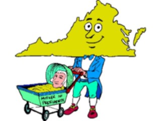 Sticker Custom Preview Image #086147 Maps Cartoons Virginia1