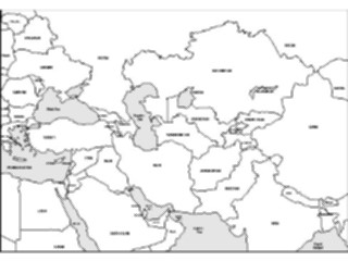 Sticker Custom Preview Image #086190 Maps Continents Regions Central Asia