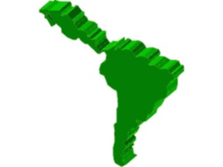 Sticker Custom Preview Image #086191 Maps Continents Regions Central South America1