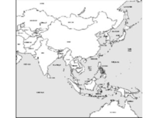 Sticker Custom Preview Image #086198 Maps Continents Regions East Asia