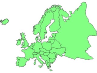 Sticker Custom Preview Image #086200 Maps Continents Regions Europe2