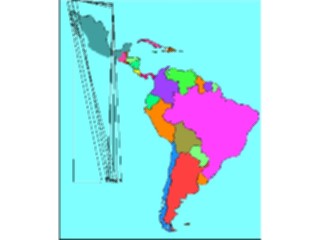 Sticker Custom Preview Image #086224 Maps Continents Regions Latin America
