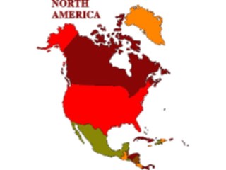 Sticker Custom Preview Image #086241 Maps Continents Regions North America5