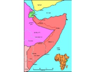 Sticker Custom Preview Image #086254 Maps Continents Regions Somalia