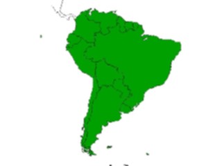 Sticker Custom Preview Image #086255 Maps Continents Regions South America1