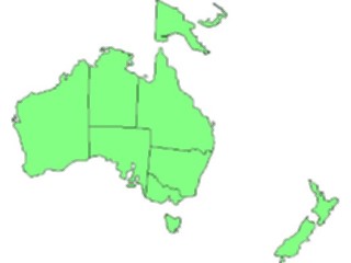 Sticker Custom Preview Image #086302 Maps Countries Australia02