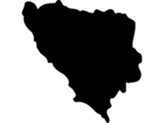 Sticker Custom Preview Image #086353 Maps Countries Bosnia Herzegovina1