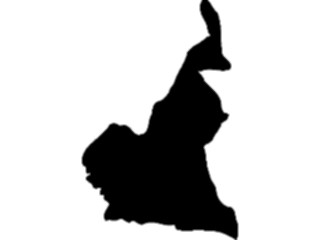 Sticker Custom Preview Image #086388 Maps Countries Cameroon2