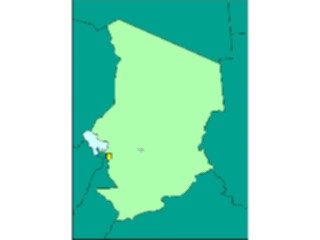 Sticker Custom Preview Image #086404 Maps Countries Chad1