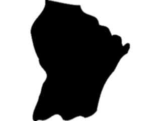 Sticker Custom Preview Image #086501 Maps Countries French Guiana2