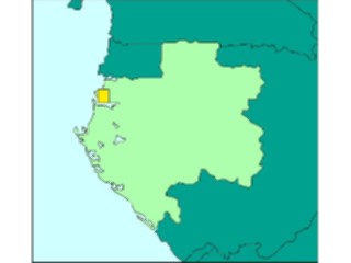 Sticker Custom Preview Image #086503 Maps Countries Gabon1