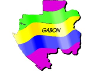 Sticker Custom Preview Image #086506 Maps Countries Gabon4