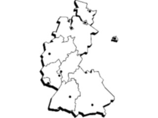 Sticker Custom Preview Image #086524 Maps Countries Germany West