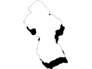 Sticker Custom Preview Image #086546 Maps Countries Guyana3