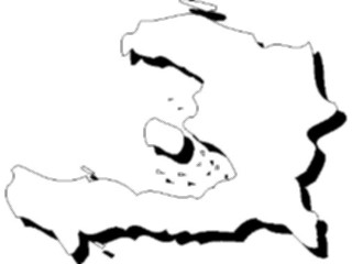 Sticker Custom Preview Image #086549 Maps Countries Haiti3