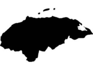 Sticker Custom Preview Image #086551 Maps Countries Honduras2