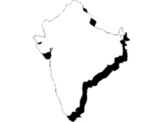 Sticker Custom Preview Image #086570 Maps Countries India5