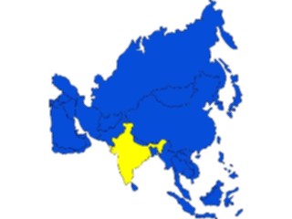 Sticker Custom Preview Image #086571 Maps Countries India6