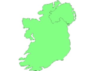 Sticker Custom Preview Image #086587 Maps Countries Ireland2