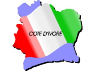 Sticker Custom Preview Image #086611 Maps Countries Ivory Coast2