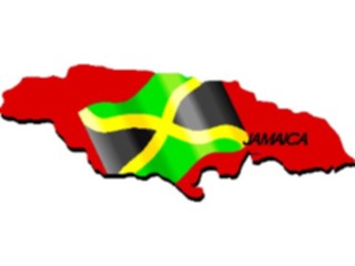 Sticker Custom Preview Image #086616 Maps Countries Jamaica5
