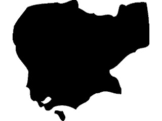 Sticker Custom Preview Image #086633 Maps Countries Kampuchea2