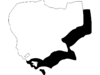 Sticker Custom Preview Image #086634 Maps Countries Kampuchea3